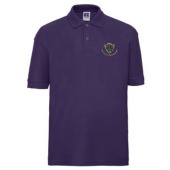 Bunscoill Ghaelgagh - Embroidered Polo - Purple